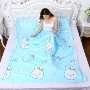 Túi ngủ cotton kẻ sọc đơn giản du lịch khách sạn du lịch cotton du lịch nam và nữ giường đơn - Túi ngủ tui ngu van phong