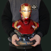 Iron Man hand-held bust MK46 model big ornaments Avengers 4 Tanabata to send boys birthday gifts