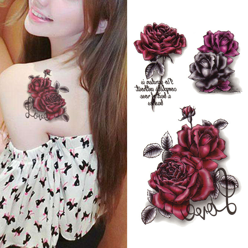 Rose Chest Piece Tattoos Female Elegant Arts Tattoo