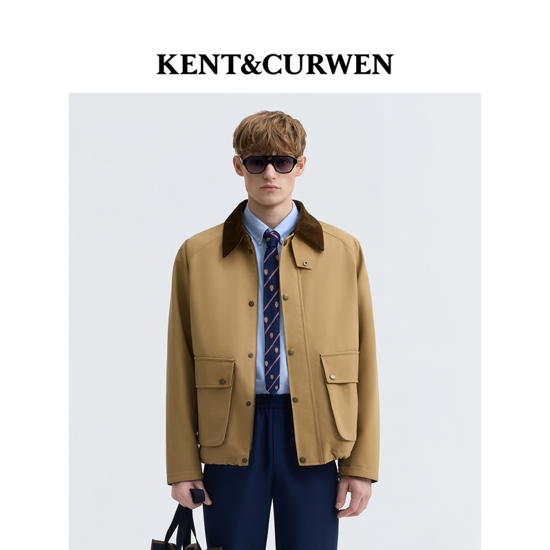 Kent&Curwen Kendiwen Three Lions Series 26 Autumn/Winter New Pure Cotton Barn Style Men's Jacket Casual Coat