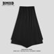 BMOB new Chinese style men's Chinese style trousers stacked wide leg niche pants skirt spring and autumn irregular samurai skirt trend