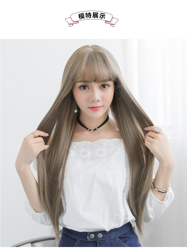 Perruque Long cheveux raides - Ref 2607809 Image 20