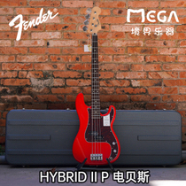 Fender HYBRID II P 5663100316 Red Electric Bass