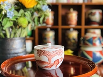 Beautiful ~ Arita·Four Seafoods 9×8 ~ Small discoloration