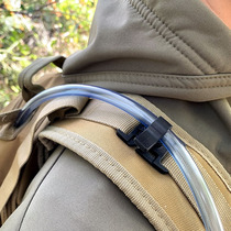 Outdoor military fan riding 8-stage adjustable backpack clip water bag accessories Rotatable webbing pipe clip buckle fixed