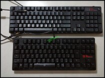 TT game backlit mechanical keyboard Desktop computer wired blue axis tea axis