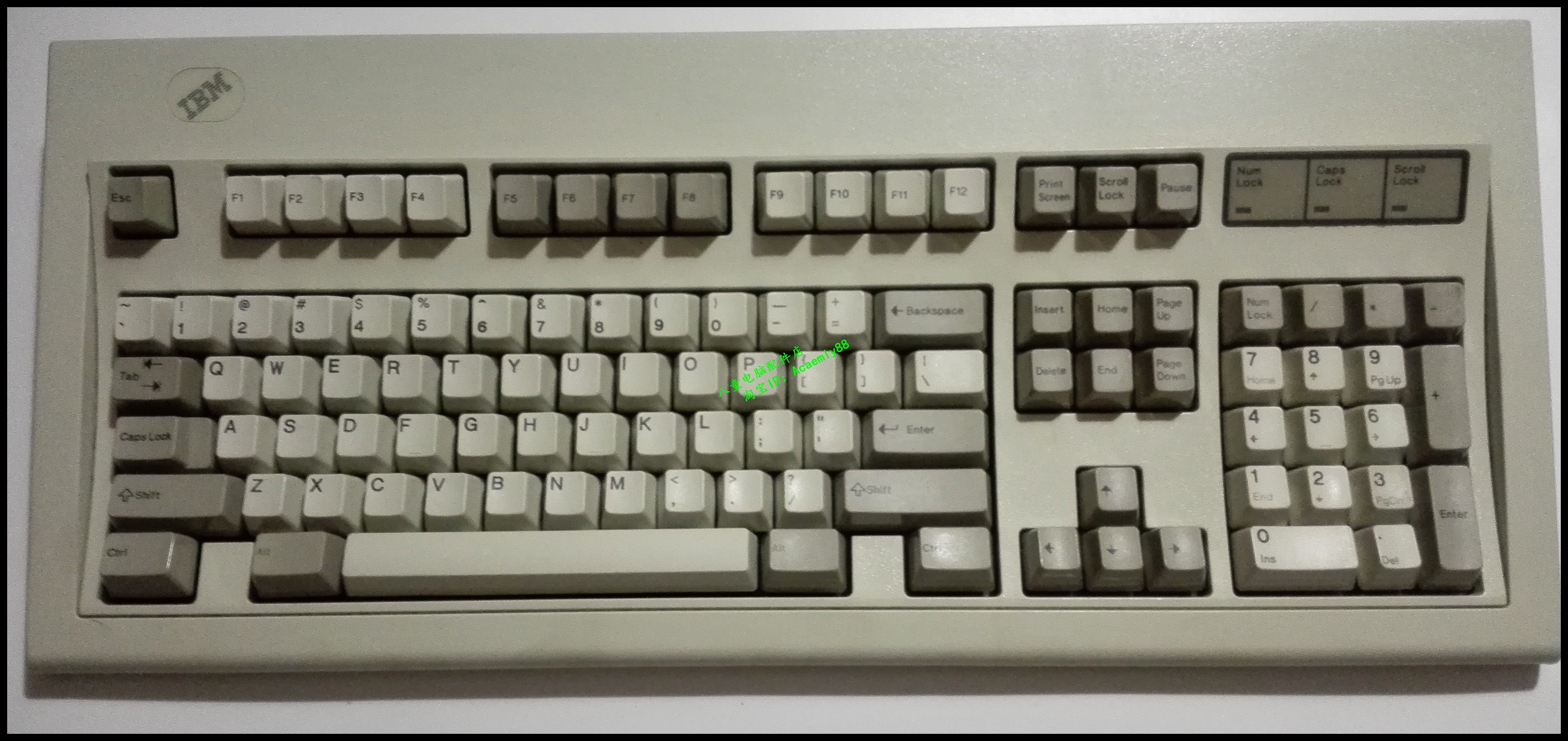 Original used IBM squat spring shaft mechanical keyboard MODEL M series PS2 interface