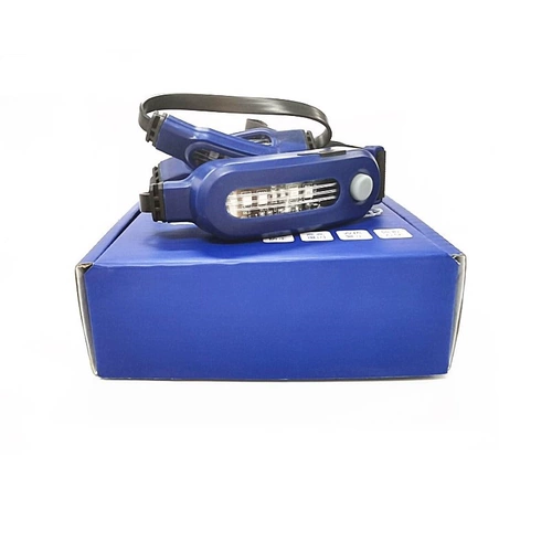 Штурмовая головка носит 360 -дегиб -светодиодную зарядку, вспыхивающие мигающие шапки ночной предупреждение о красном и синем индикаторе безопасности