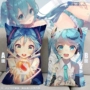 V nhà Hatsune Miku Miu anime gối hai nhân dân tệ otaku gối hoạt hình gối tùy chỉnh hình sticker đồ ăn