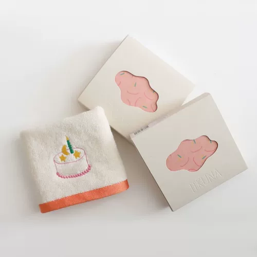 Милое детское мягкое полотенце от пота для детского сада для умывания для кожи ягодиц, с вышивкой