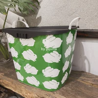 Зеленый кролик, черная крышка