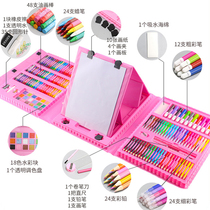208 childrens drawing set gift box Drawing tools 168 primary school students watercolor pen Crayon brush School supplies