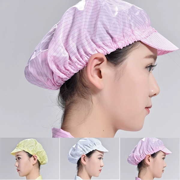 Mũ chống tĩnh điện, mũ chống bụi, mũ bảo hộ lao động cỡ lớn, mũ nữ công nhân, mũ chống bụi, mũ làm việc phòng sạch không bụi, mũ chống bụi nón y tế trắng mũ trùm đầu y tế mua ở đầu