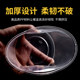 Round 1000ML thickened disposable lunch box lunch box takeaway packaging box plastic transparent fast food box ໂຖປັດສະວະທີ່ມີຝາປິດ