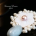 Corsage trâm cài phụ kiện bầu không khí thanh lịch vỏ hoa dại ngọc trai trang trí áo len pin cài áo công sở đẹp Trâm cài