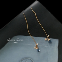 Strange simple fashion earrings short style exquisite temperament New Tide light luxury ear ornaments