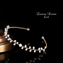 Mo Shangqian Hairband Fairy Mori Super fairy simple Korean out temperament Net red hair card Joker hair accessories