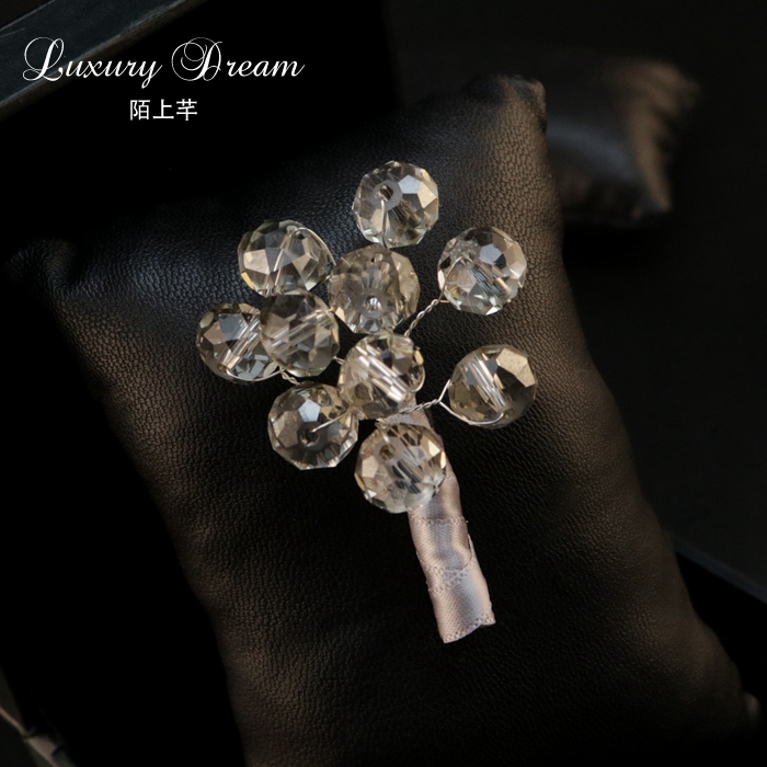 Broche femme en cristal artificiel - Ref 1179185 Image 5