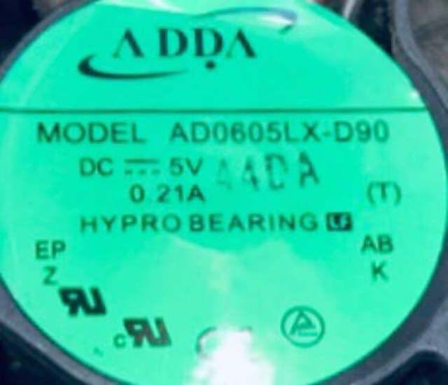 ADDA Jubilee AD0605LX-D90 Big China Hard disc recorders fan Big Huahua Video Machine Fan 6 cm