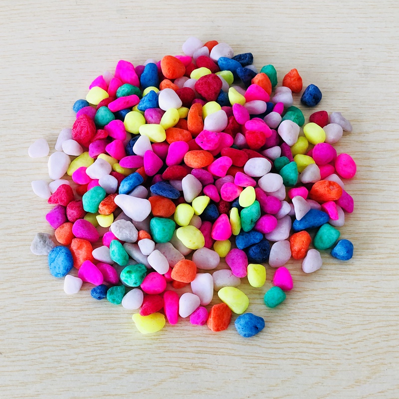 Fish tank bottom sand building view bottom sand aquarium decoration white sand multi-meat paving stones white stones white stones Wucolorful stone rawstones