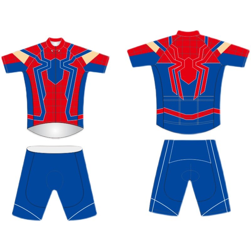 Customized boys and girls cycling dress balancing wheel skater sweat sweat spring and summer short thin