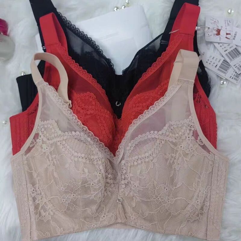 Authentic Ya Zhu Y11 Large Size Thin Bra for Big Busts, Minimizing Effect, Full Coverage Cd Cup, Side Support, Silk Cocoon Protein Care Lingerie
