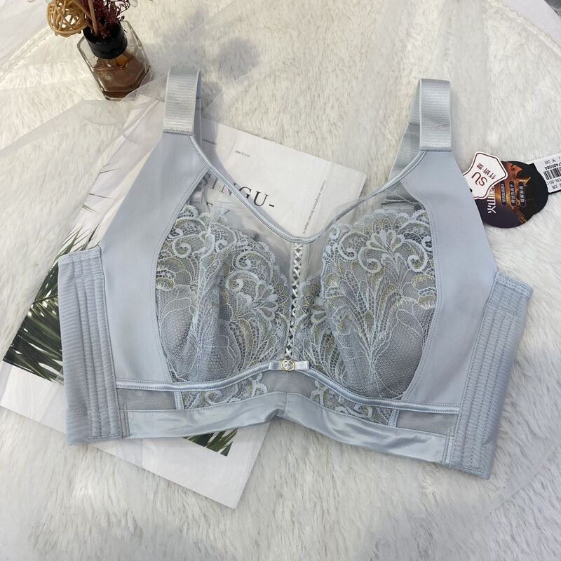 Slimming and Shaping Bra for Large Busts, Minimizing Appearance, Gathering and Preventing Sagging, Side Support for Side Breasts, Bandeau Ultra-Thin Bra Cup 0765