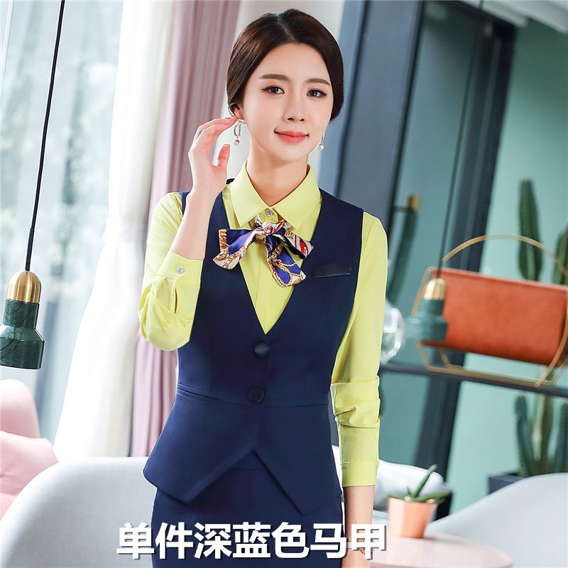 2019 mùa xuân và mùa hè ngựa cô gái ngắn Slim Beauty Hotel Workwear Professional Set Phỏng vấn ăn mặc ngựa Clip