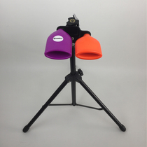 Percussion instrument Small percussion clap Folk music two-color clap plastic cowbell