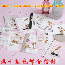 Ihe three-dimensional hand decal greeting card Teachers Day Mothers Day card universal card thank you card WISH-1714