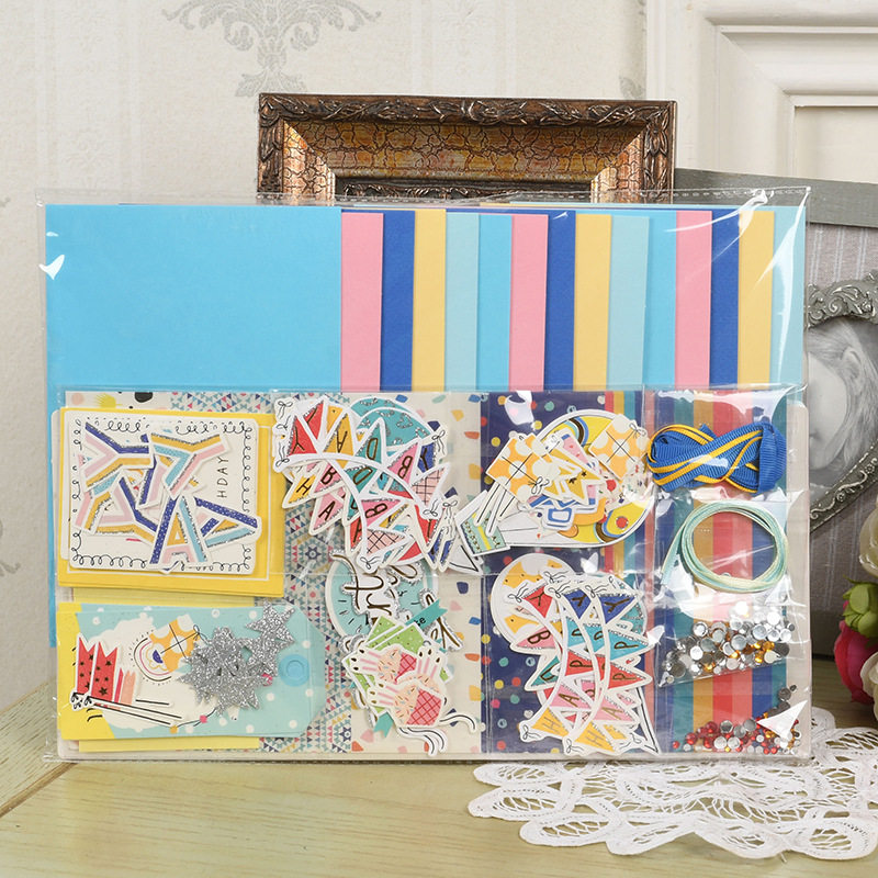 Diy homemade material package thanksgiving three-dimensional greeting card