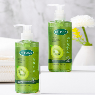 拍4件！韩婵奇异果磨砂沐浴露1000ml