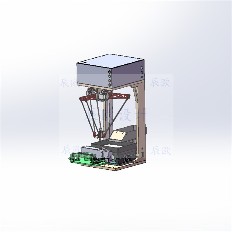 Spider Manipulator Flexible Vibration Plate X3501 3D Drawings Mechanical Design Materials Sw Model