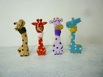 (Muqufang) Design and handmade customization of various wooden animal winding boards