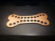 (Muqufang) Dog Bone Type Hardwood Cross Stitch Thread 22 Holes Winding Board