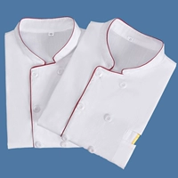 Униформа шеф-повара отеля с короткими рукавами, мужская летняя кухня отеля, столовая, столовая, униформа шеф-повара, униформа шеф-повара с длинными рукавами, осенняя одежда