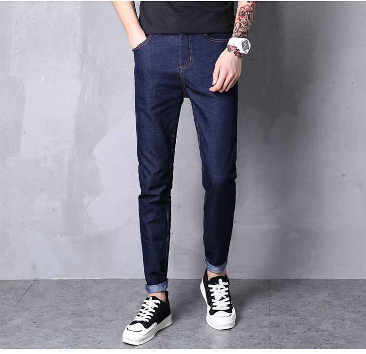 Summer thin Korean style jeans men's 