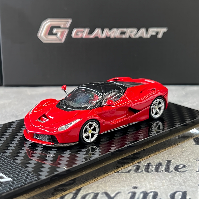 Glamcraft 1:64 Ferrari Laferrari Alloy Full-Function Simulation Car Model