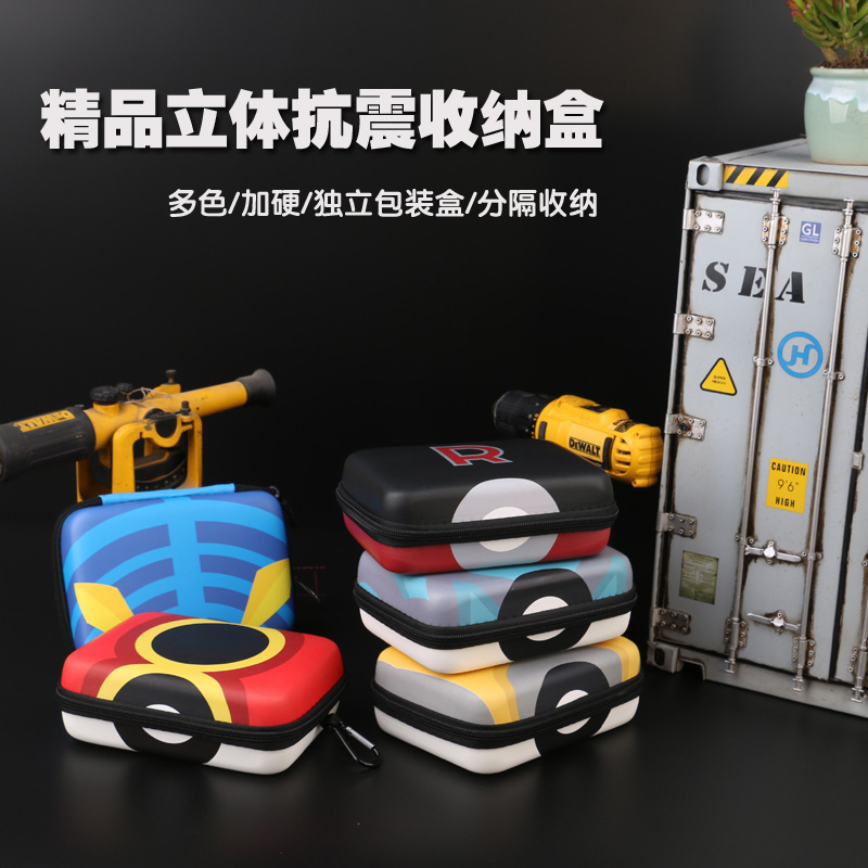 Thickened heavy three-dimensional EVA quake-proof tool box Graffiti stationery digital makeup accessory multifunctional containing bag