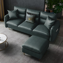 Light extravagant sofa Living room Small family Type Nordic minimalist modern washout tech cloth Sofa Furniture Combination Suit