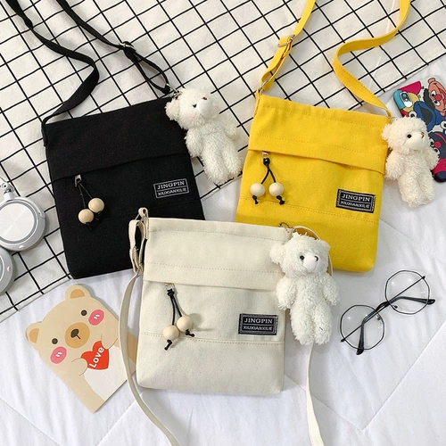 Мобильный телефон, небольшая сумка, сумка через плечо, сумка на одно плечо для школьников, тканевый мешок, 2023, в корейском стиле