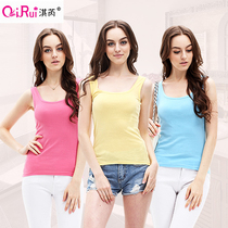 Vest base shirt womens U-word inside a wild slim fit tight outer wear white camisole womens summer