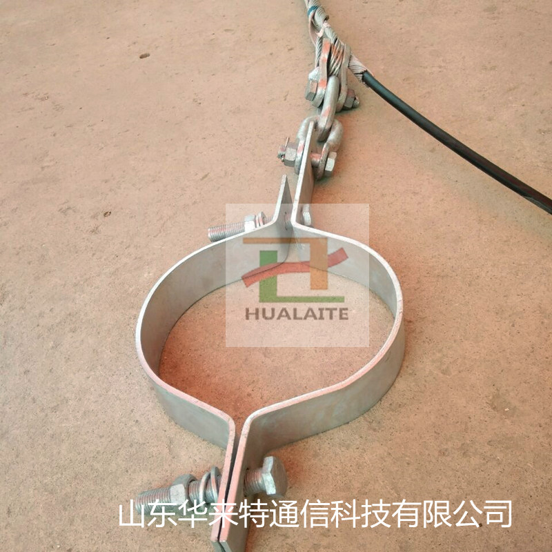 Resistant wire clamp power ADSS optical cable corner gold tool resistant inside and outside pre-twisted wire 24 core optical cable resistant tensioning clamp 