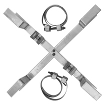Remaining cable rack ADSS optical cable reserve rack Stainless steel belt hoop rod with remaining cable rack External disk type 660 cross