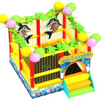 Kindergarten trampoline indoor and outdoor large trampoline adult outdoor play childrens jumping playground trampoline