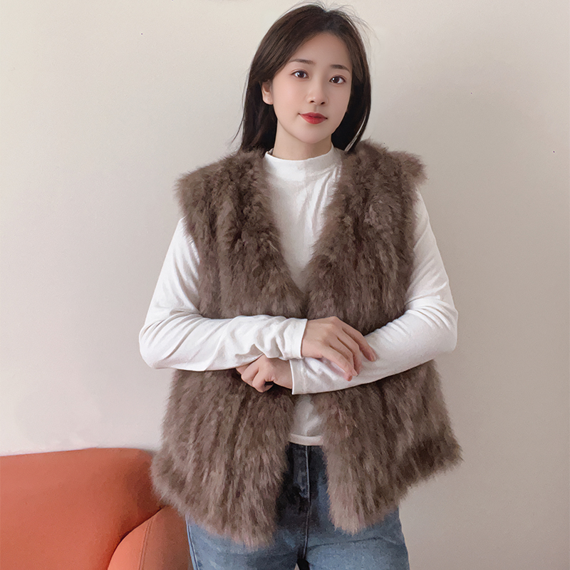 Russian Sable Fur Vest for Men and Women 2025 New Style Fur Integrated Casual Vest Mink Fur Vest
