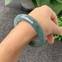 Universal Emerald Live Oil Green Emerald Bracelet Ice Seed Green Myanmar Jade Round Bar Noble Princess Bracelet Natural Jade Bracelet