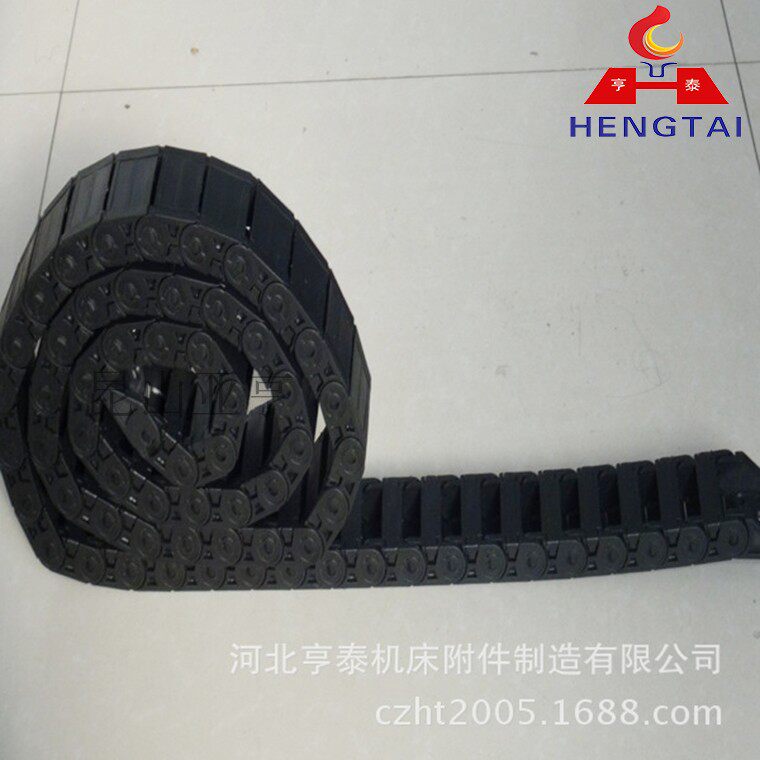 Hot Sell Engineering Plastics Drag Chain Semi-Closed Plastic Drag Chain Threading Nylon Drag Chain Inner High 18 Series Tank Chain