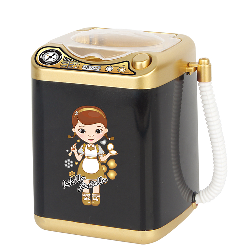 Shake-in-style emulation washing machine upgraded version with spin-drying functional washing powder bashing children posing as a family wine small home appliances toy