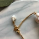Phong cách thiết kế Bản giao hưởng tự nhiên Hình Baroque Pearl Vòng đeo tay đơn giản C4 - Vòng đeo tay Cuff vòng đeo tay nữ Vòng đeo tay Cuff